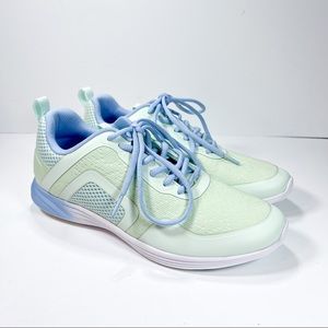 Vionic Jojo Ombré Green & Blue Sneakers Womens size 8.5.